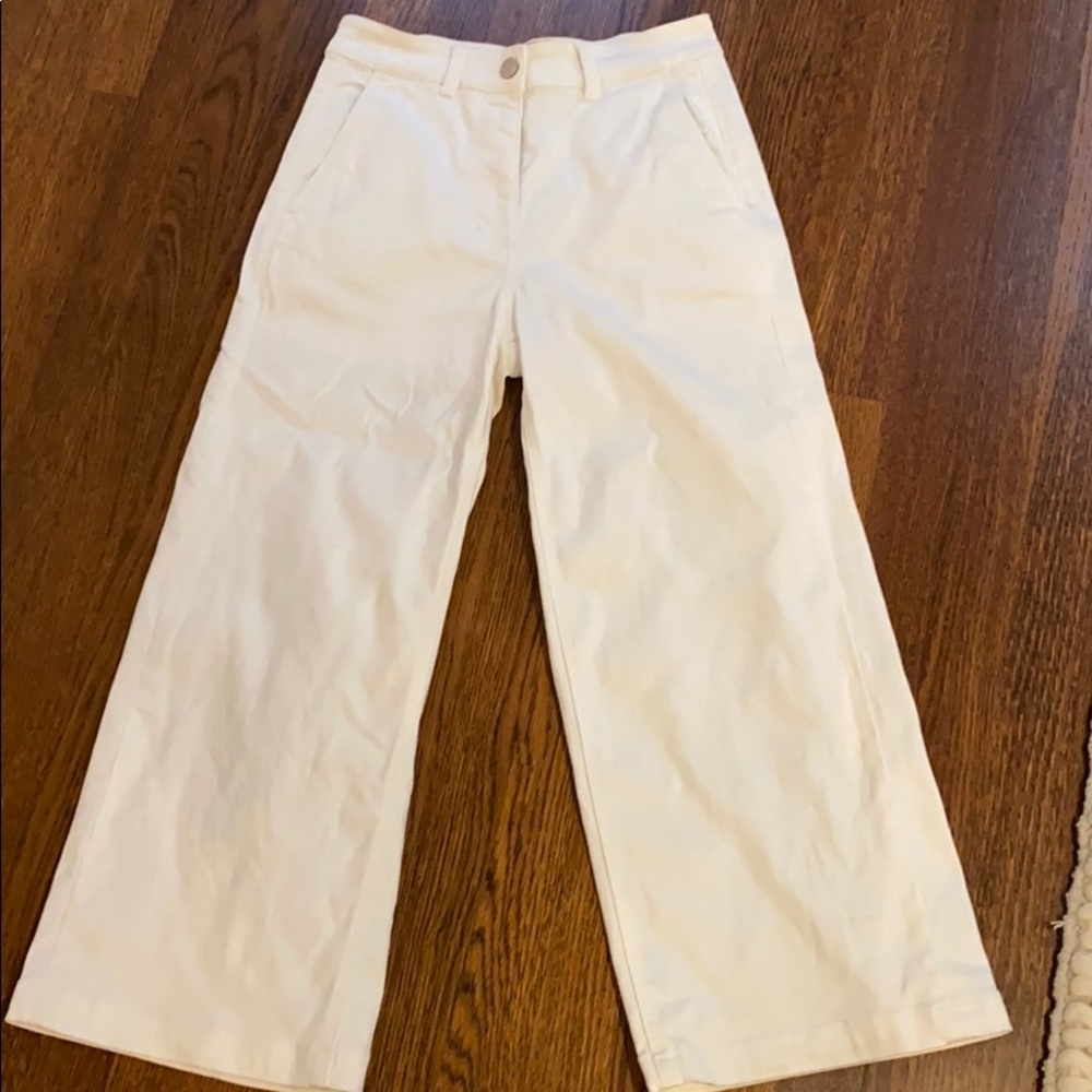 Everlane wide leg crop pant